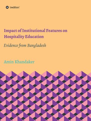 cover image of Impact of Institutional Features on Hospitality Education